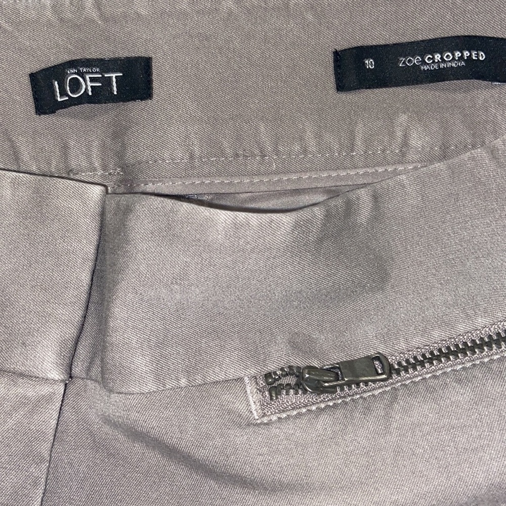 💜Loft work capris - Picture 2 of 3